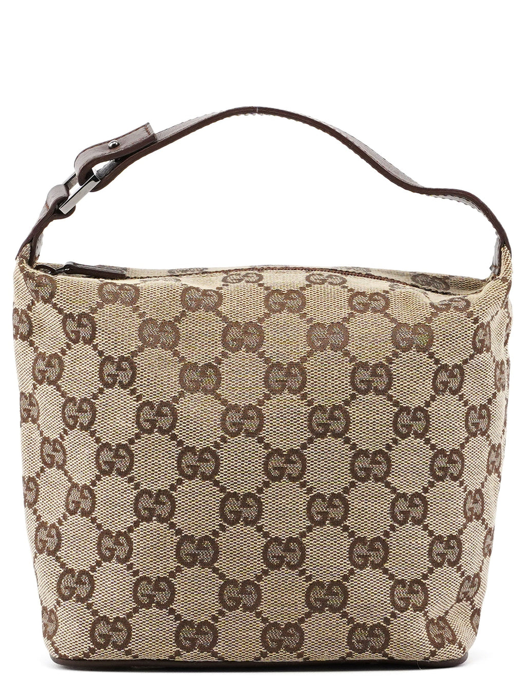 34080 Beige Brown GG Handbag