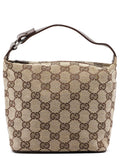 34080 Beige Brown GG Handbag