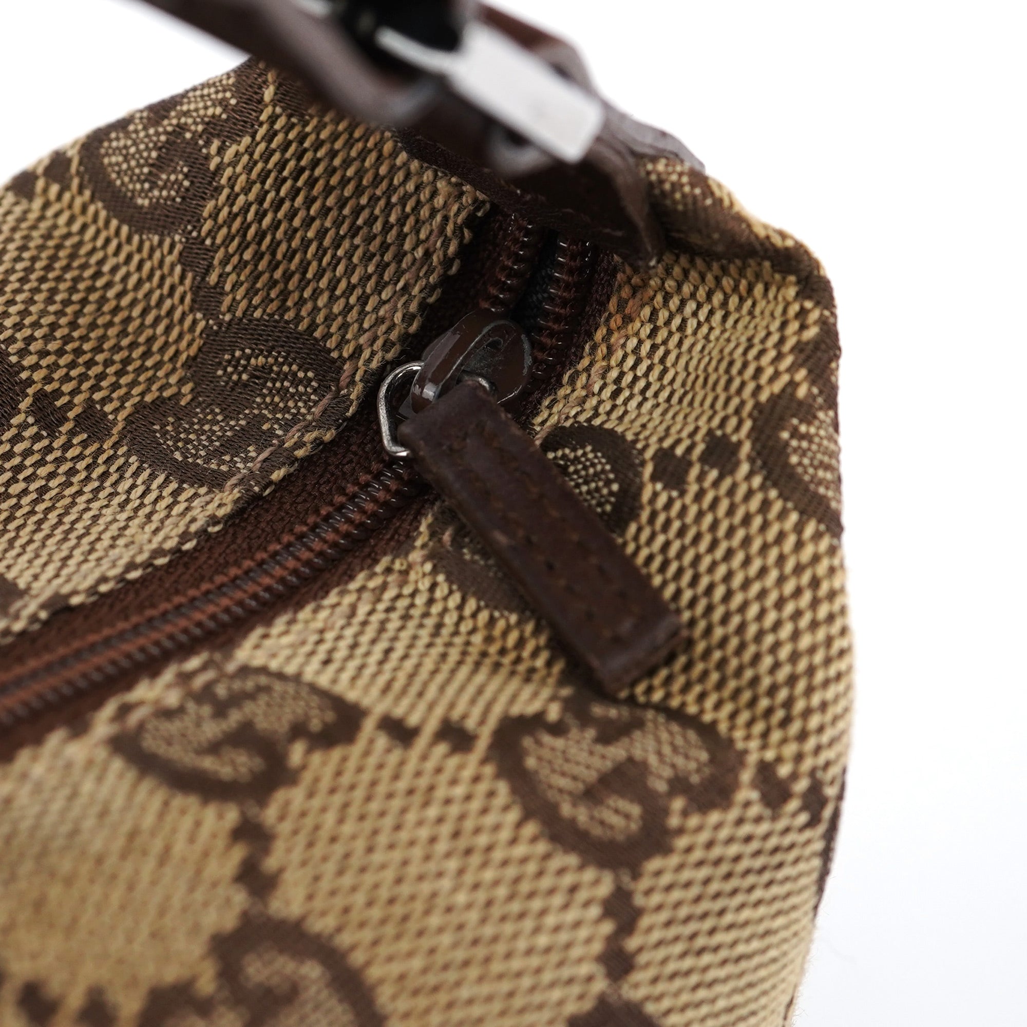 34080 Beige Brown GG Handbag