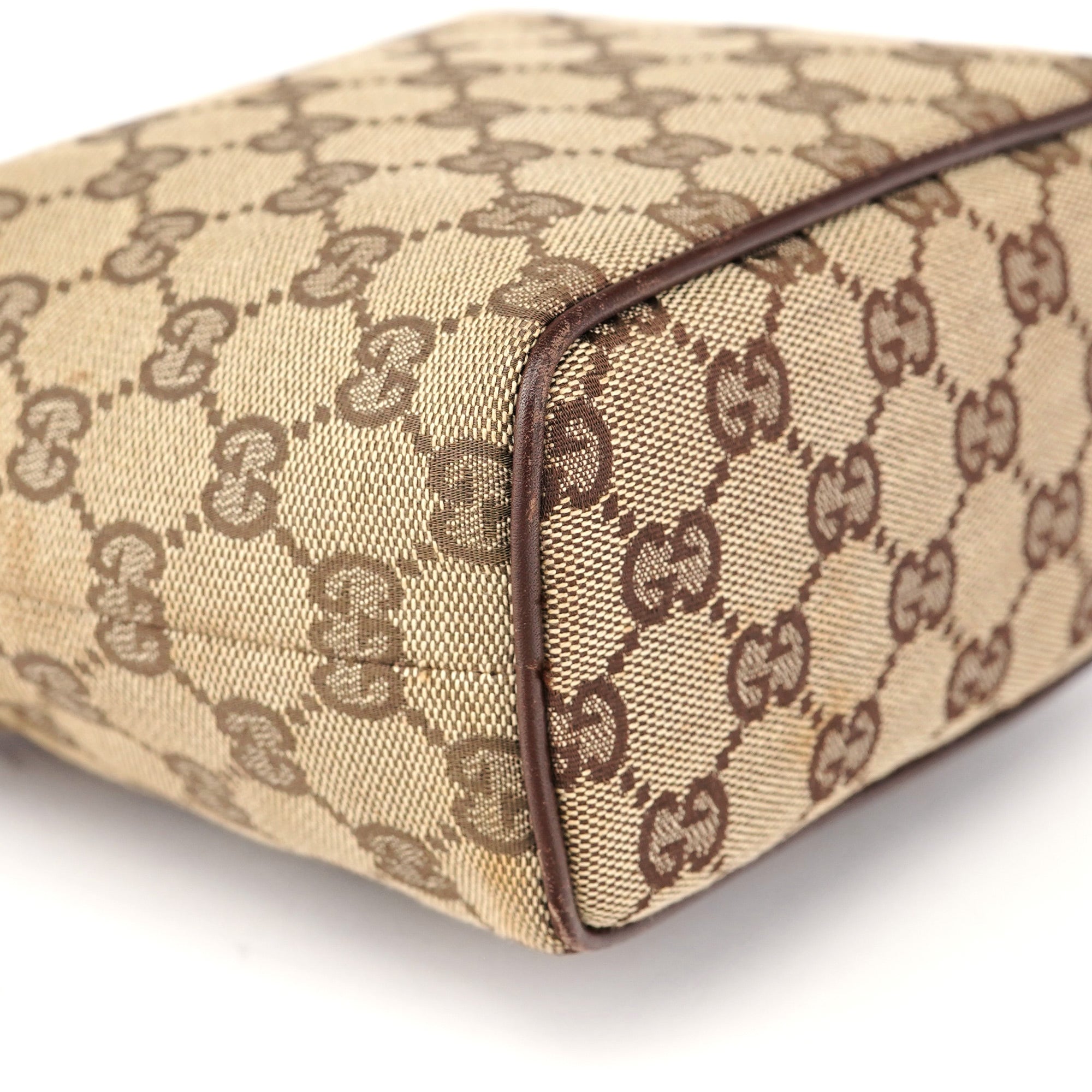 34080 Beige Brown GG Handbag