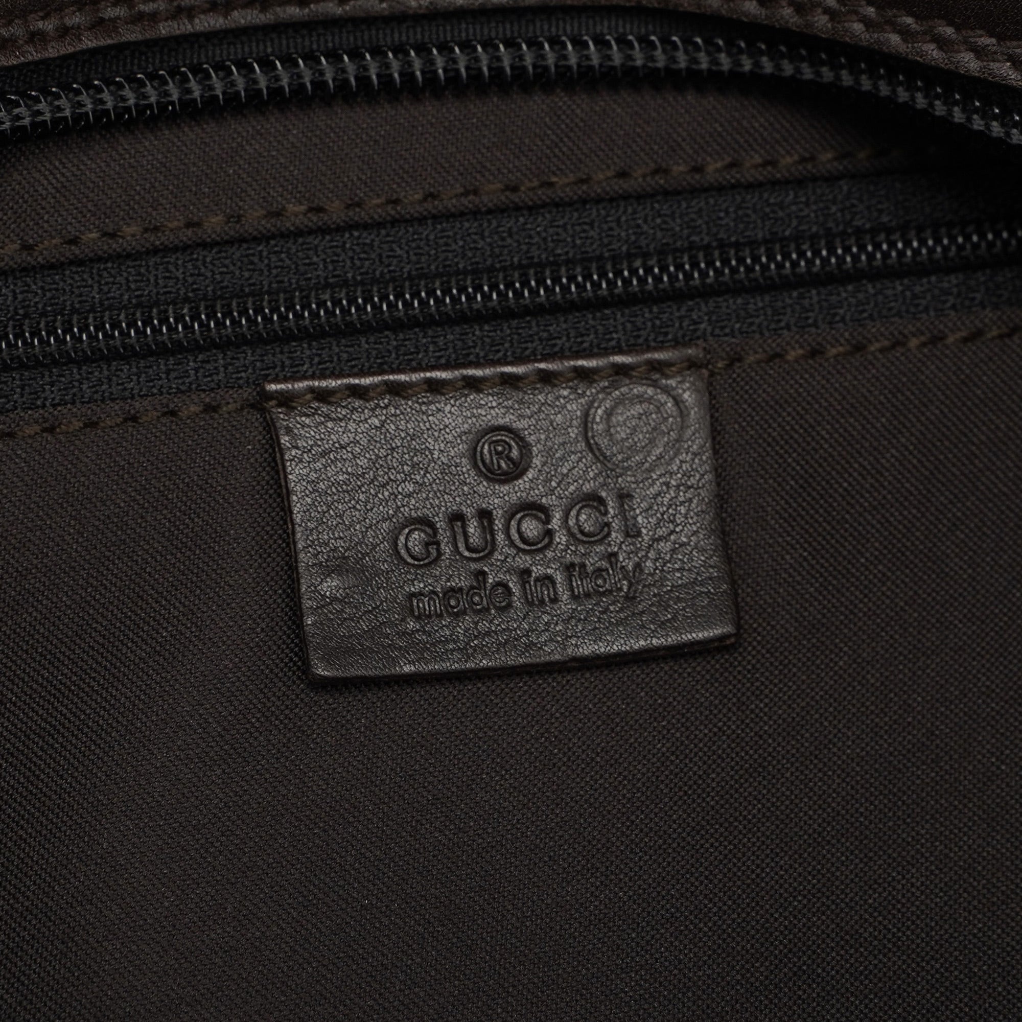 35693 Brown GG Bamboo Shoulder Bag