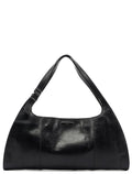 5312. Gucci Black Lizard Embossed Shoulder Bag