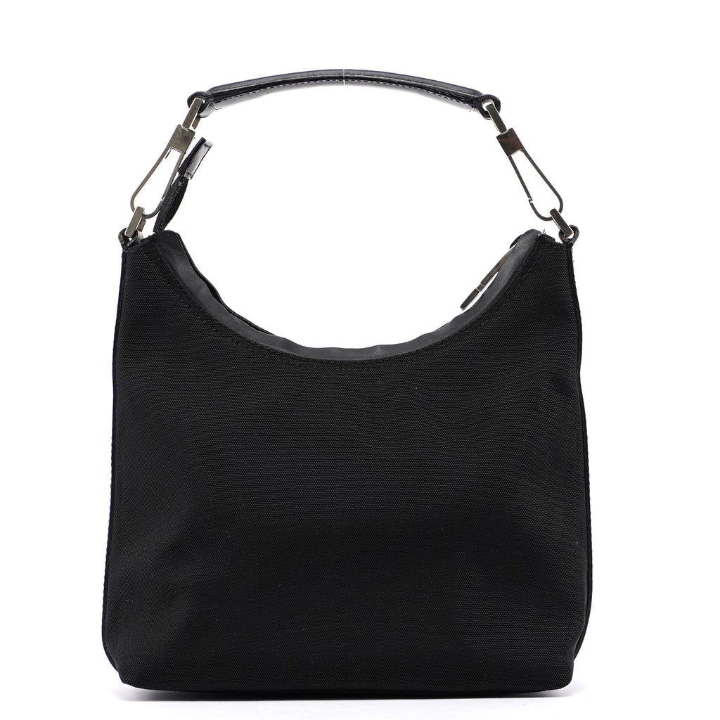 Gucci Black Canvas Shoulder Bag