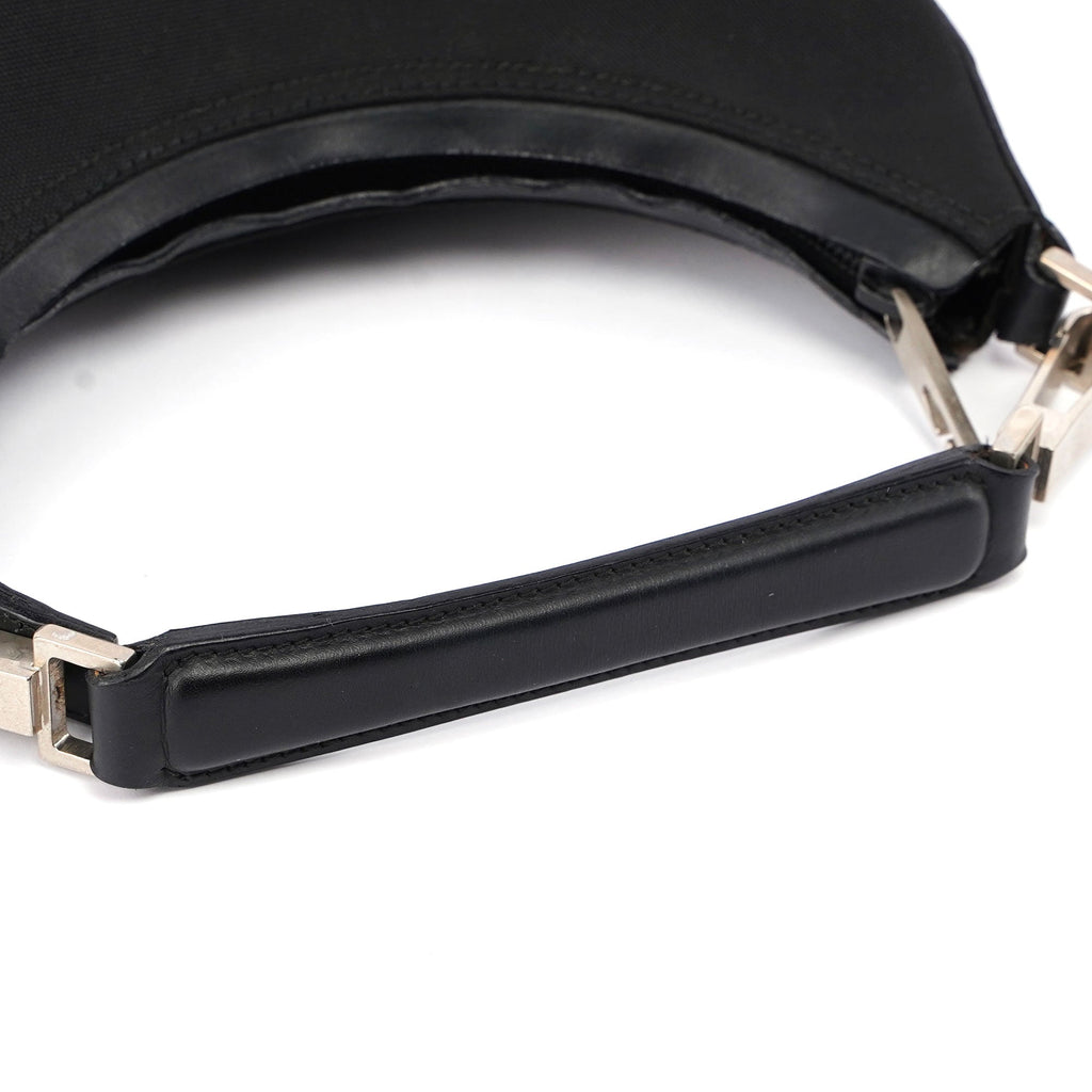 Gucci Black Canvas Shoulder Bag