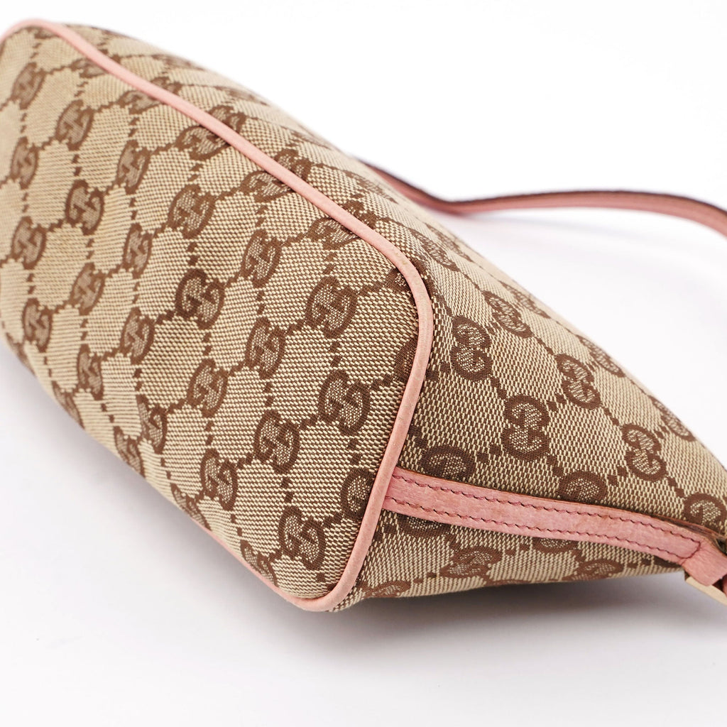 Gucci 07198 Beige Pink GG Boat