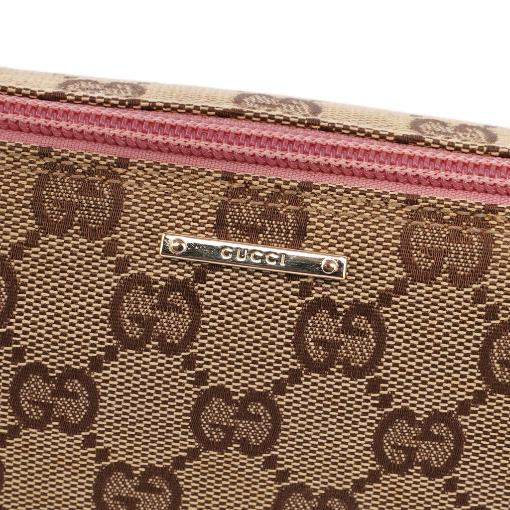 Gucci 07198 Beige Pink GG Boat