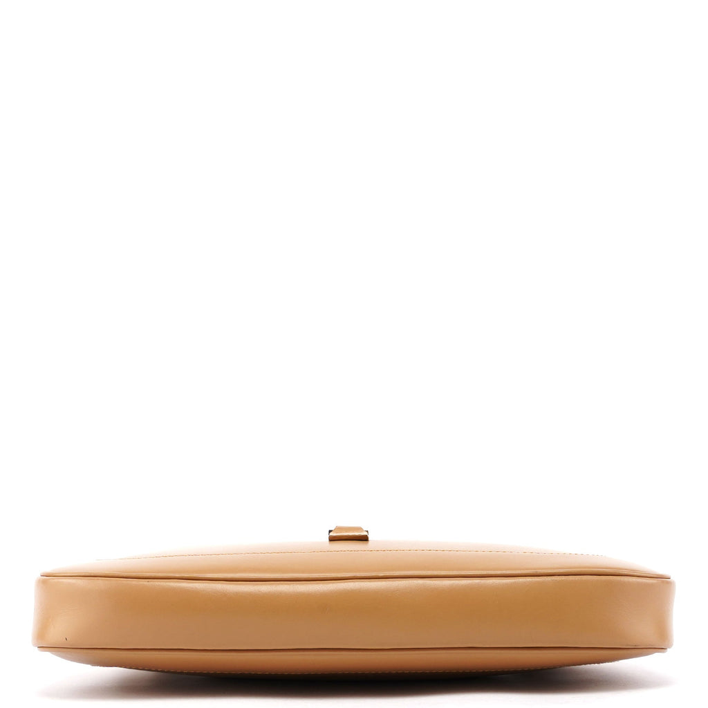 73488 Beige Calfskin Jackie Shoulder Bag
