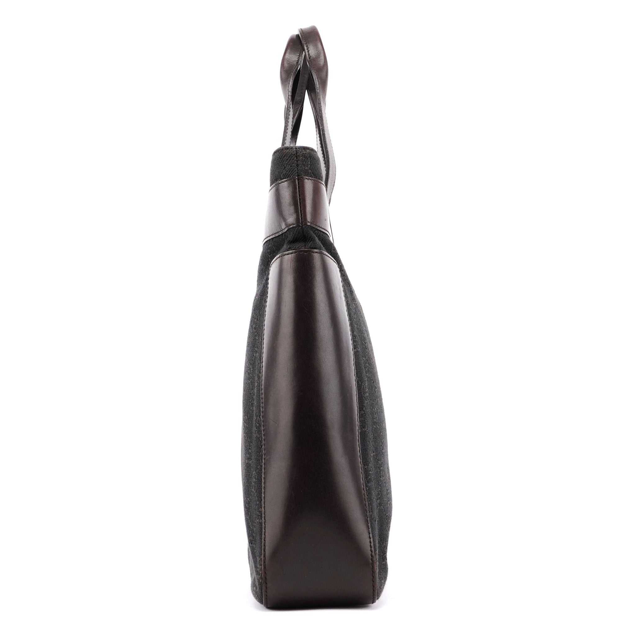73982 Brown GG Canvas Tote Bag