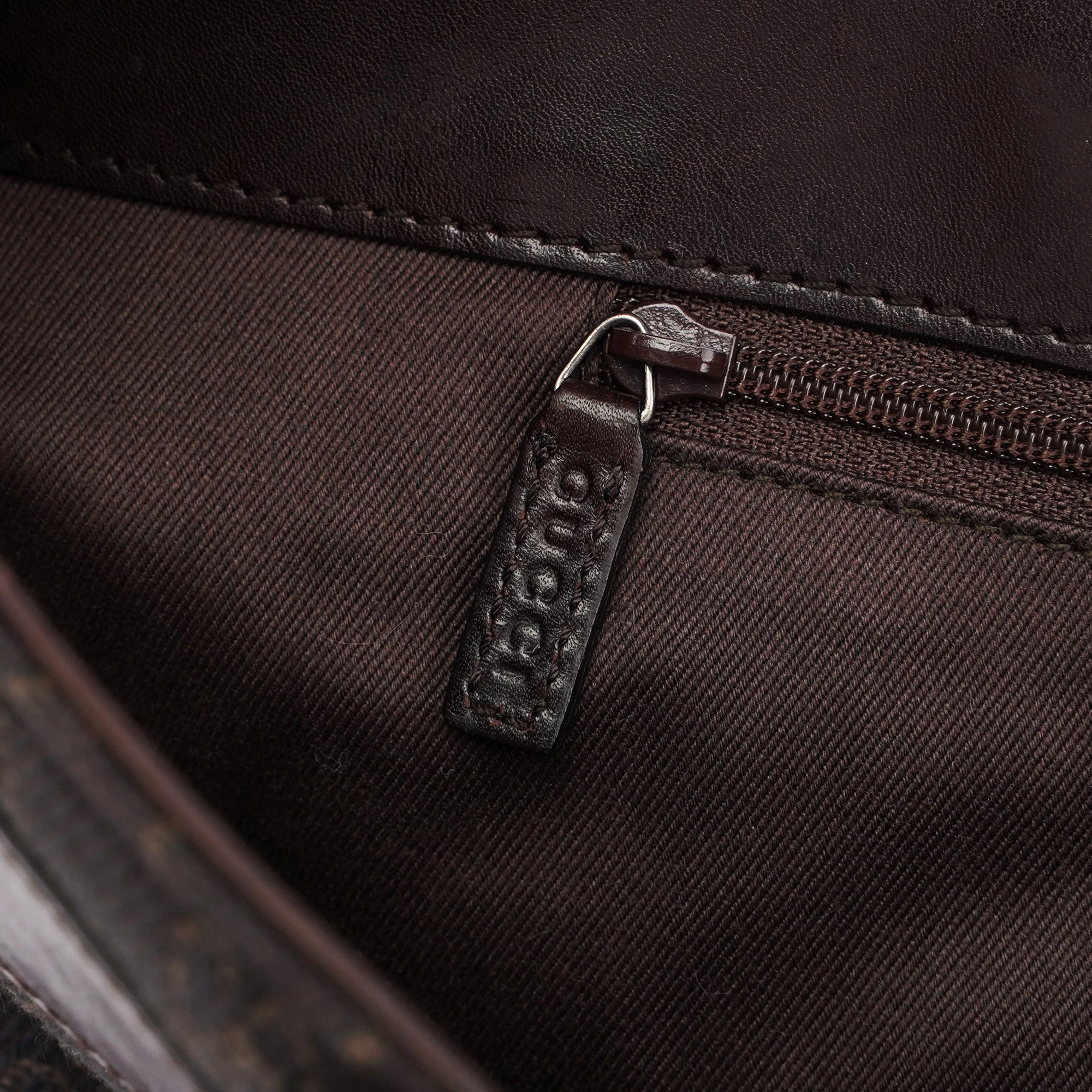 73982 Brown GG Canvas Tote Bag