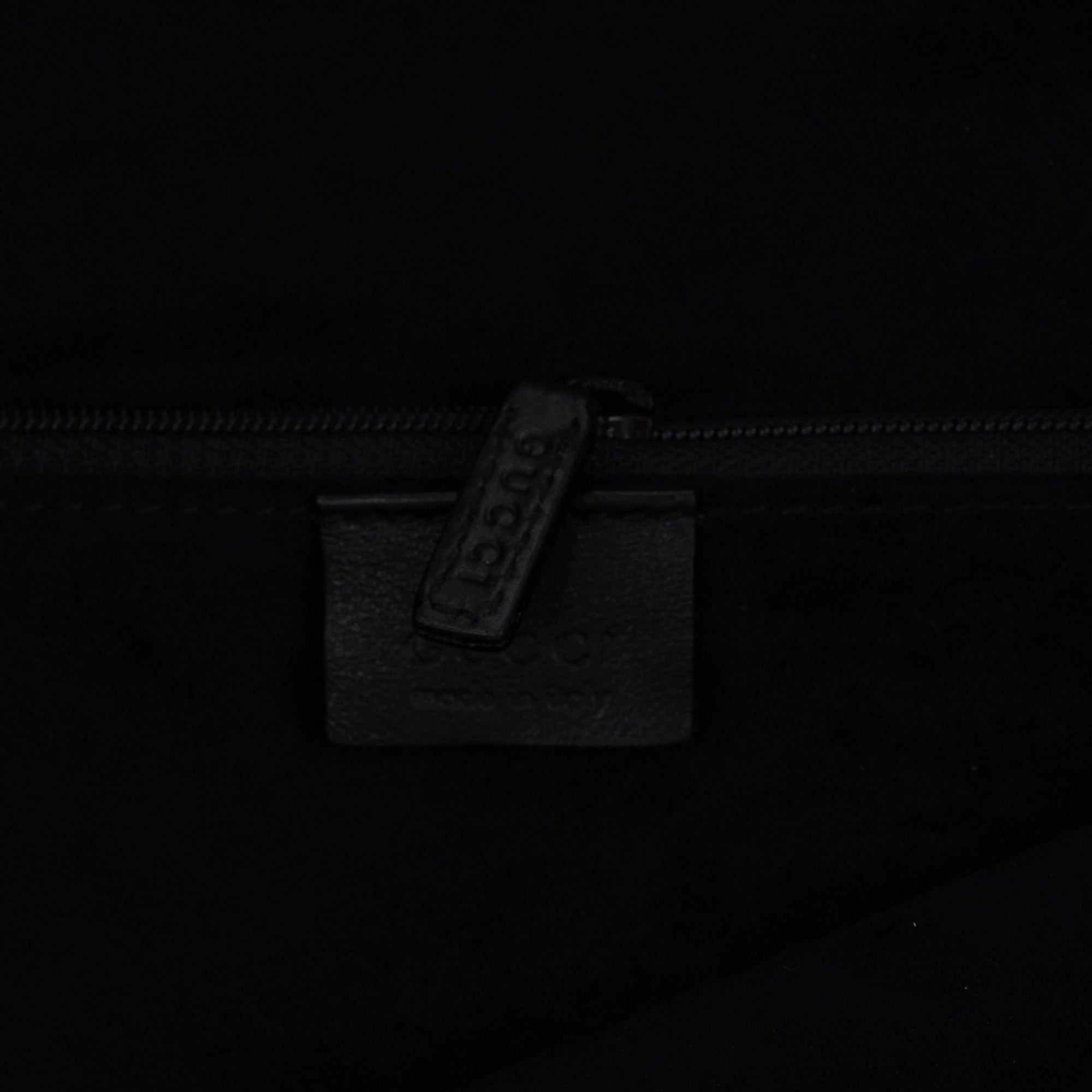 76553 Black Calfskin Ruched Shoulder Bag