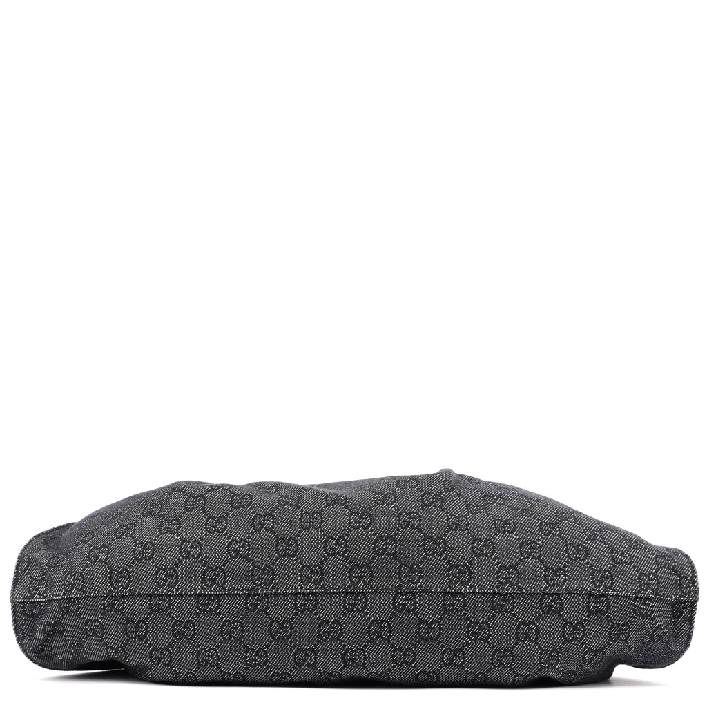 76554 Anthracite GG Denim Dual Handle Bag