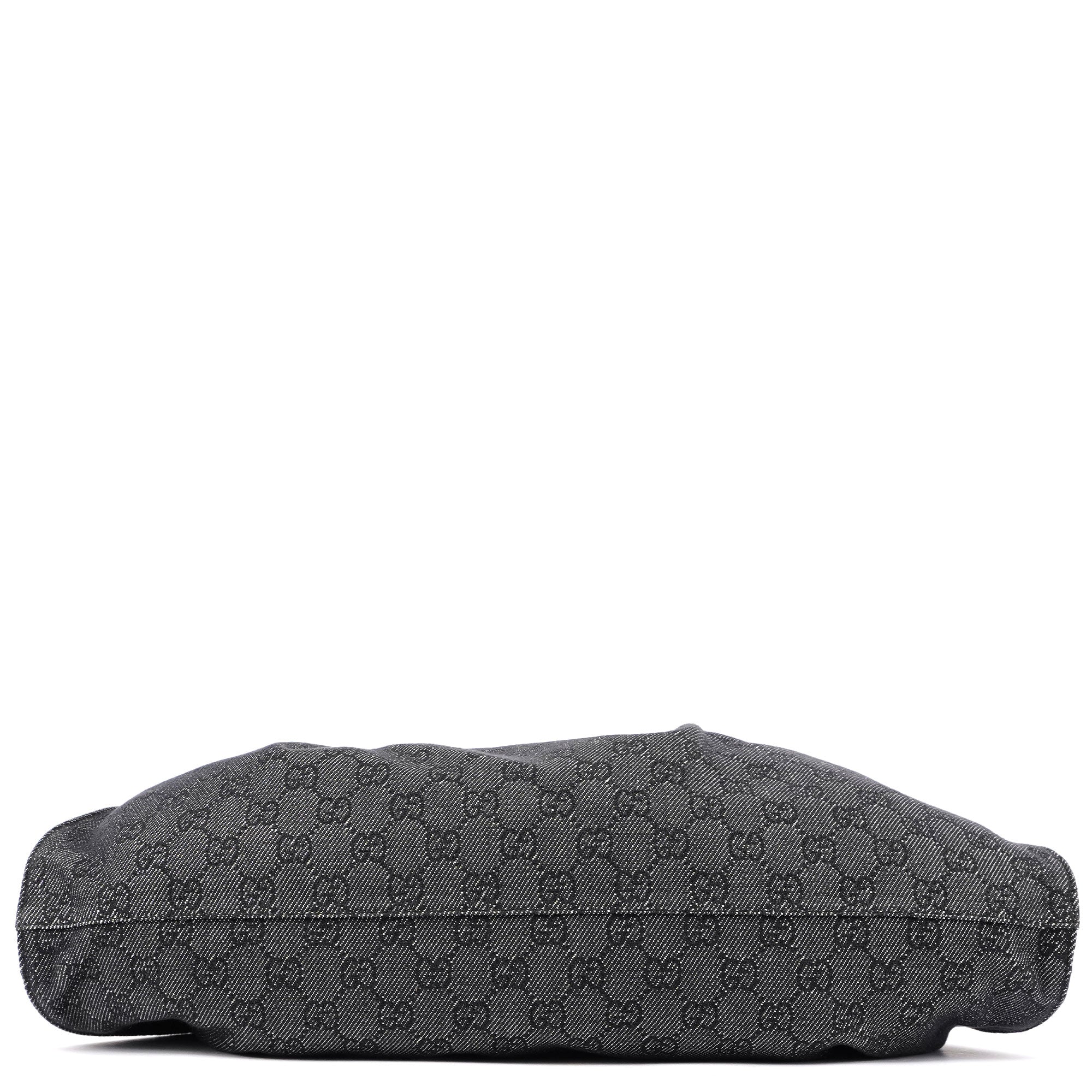76554 Anthracite GG Denim Dual Handle Bag
