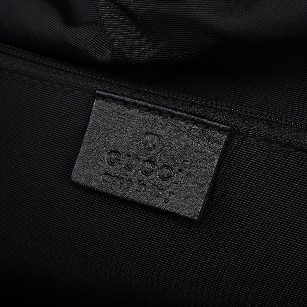 76554 Anthracite GG Denim Dual Handle Bag
