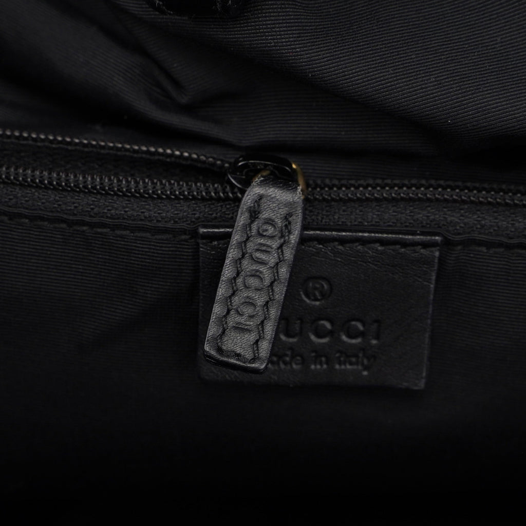 76554 Anthracite GG Denim Dual Handle Bag