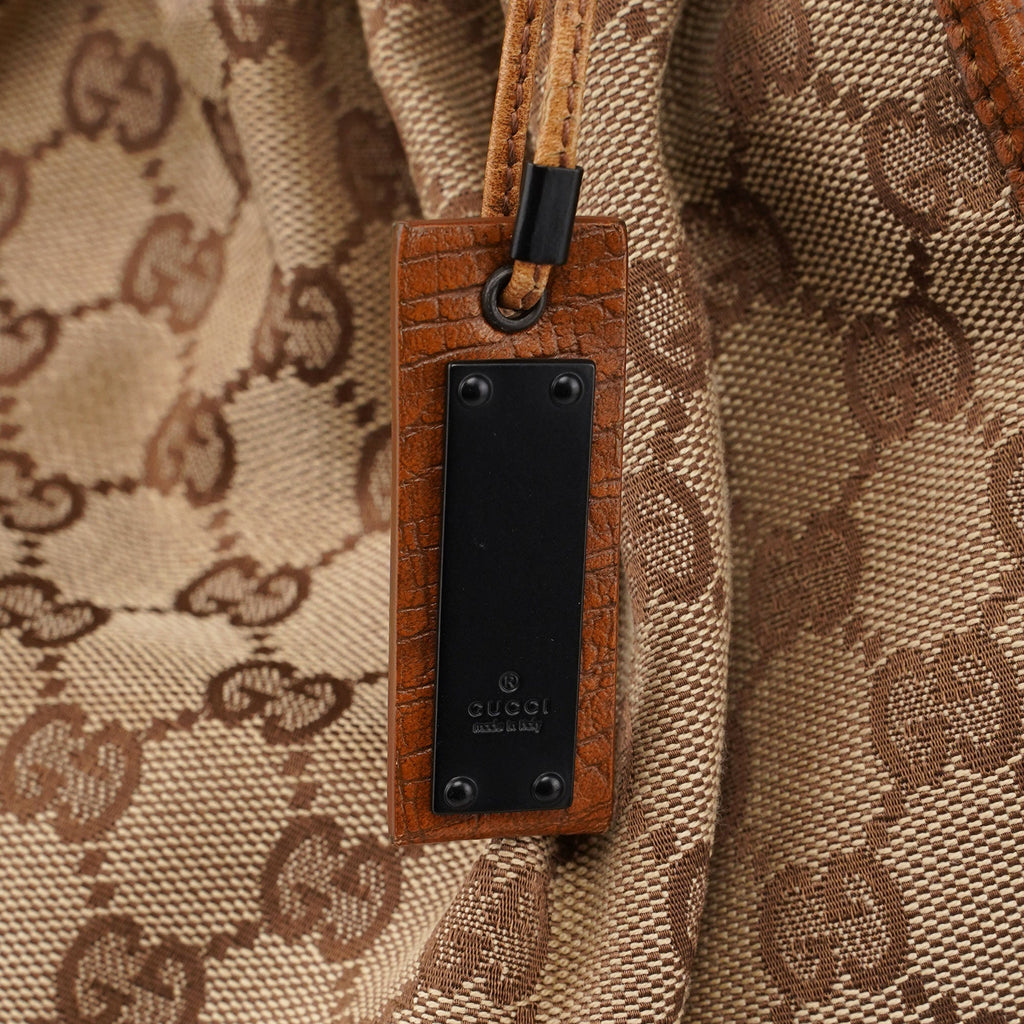 76554 Beige GG Dual Handle Handbag