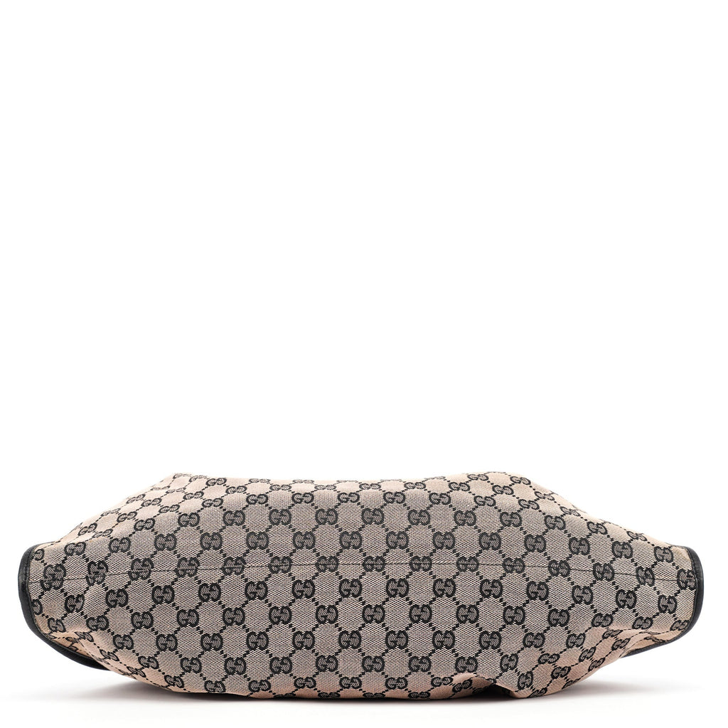 76554 Beige GG Ruched Hobo Bag