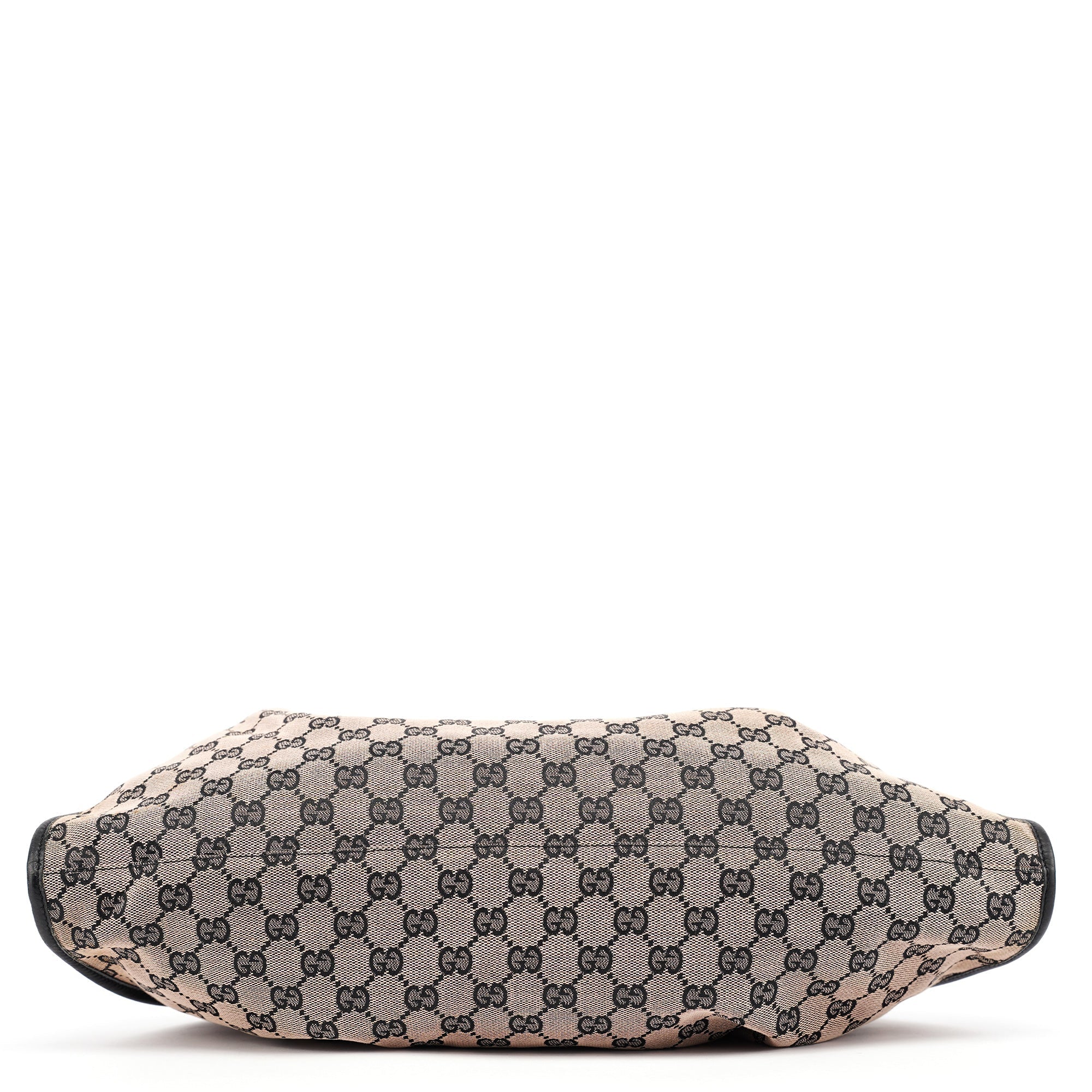 76554 Beige GG Ruched Hobo Bag