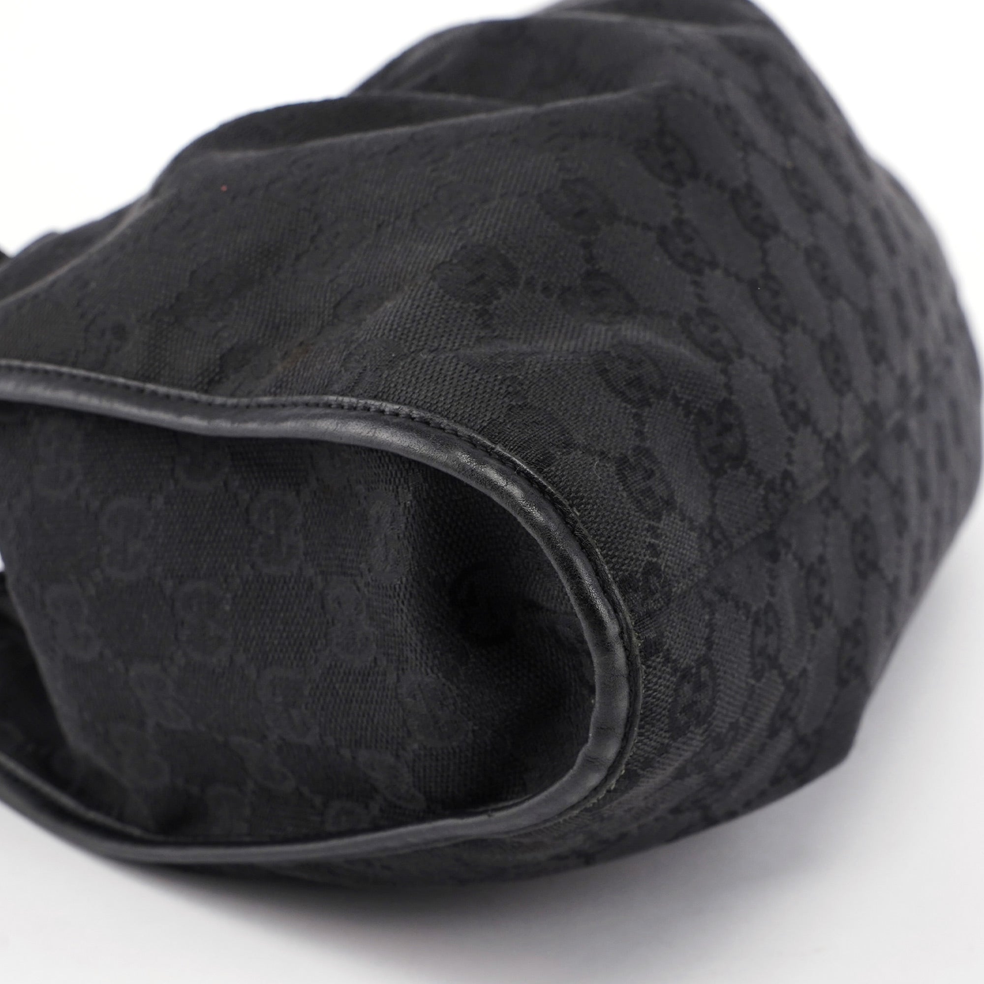 76554 Black GG Dual Handle Bag