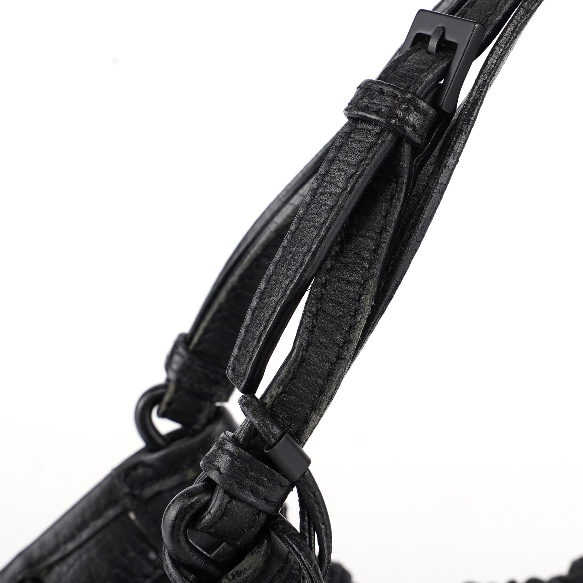 76554 Black GG Dual Handle Bag