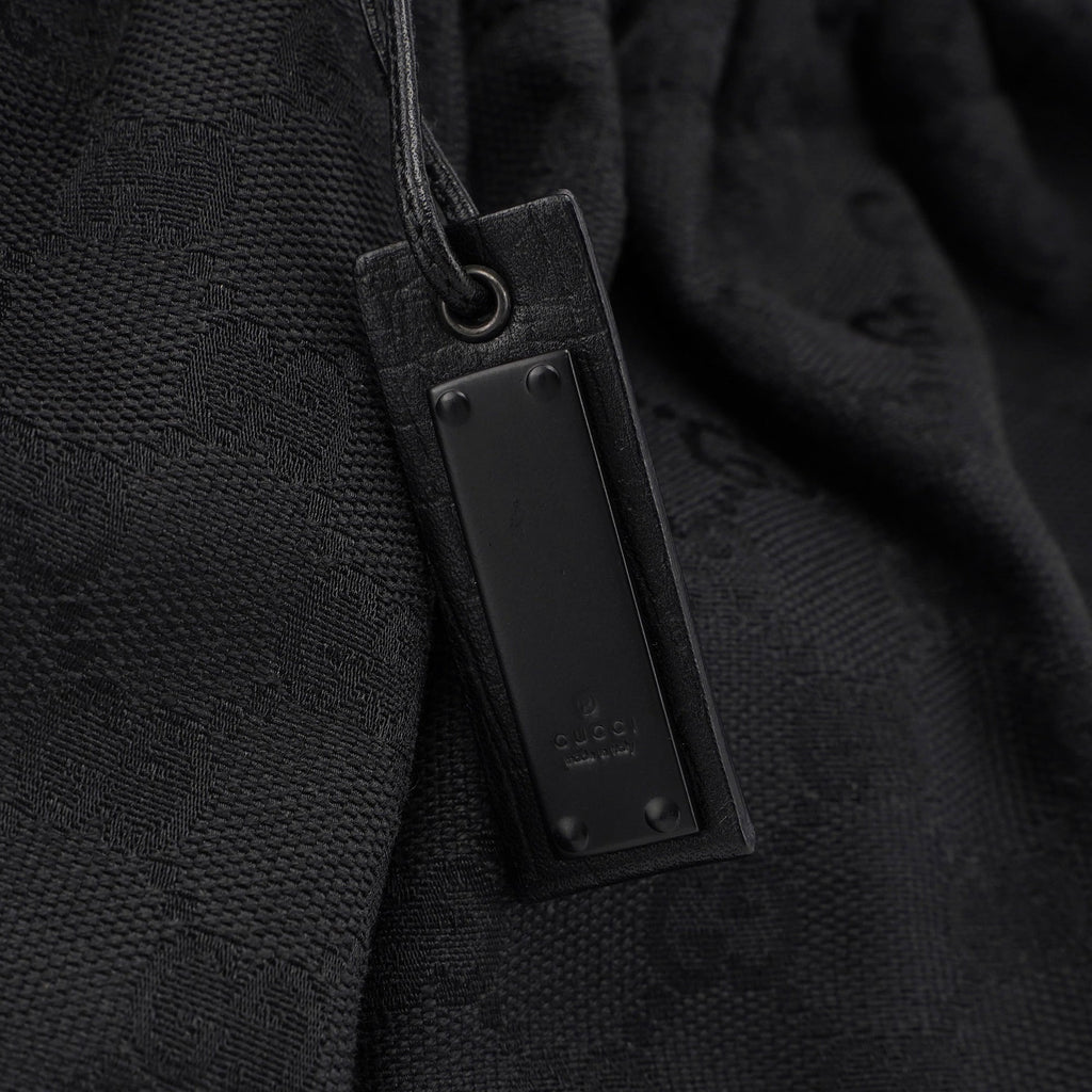 76554 Black GG Dual Handle Bag