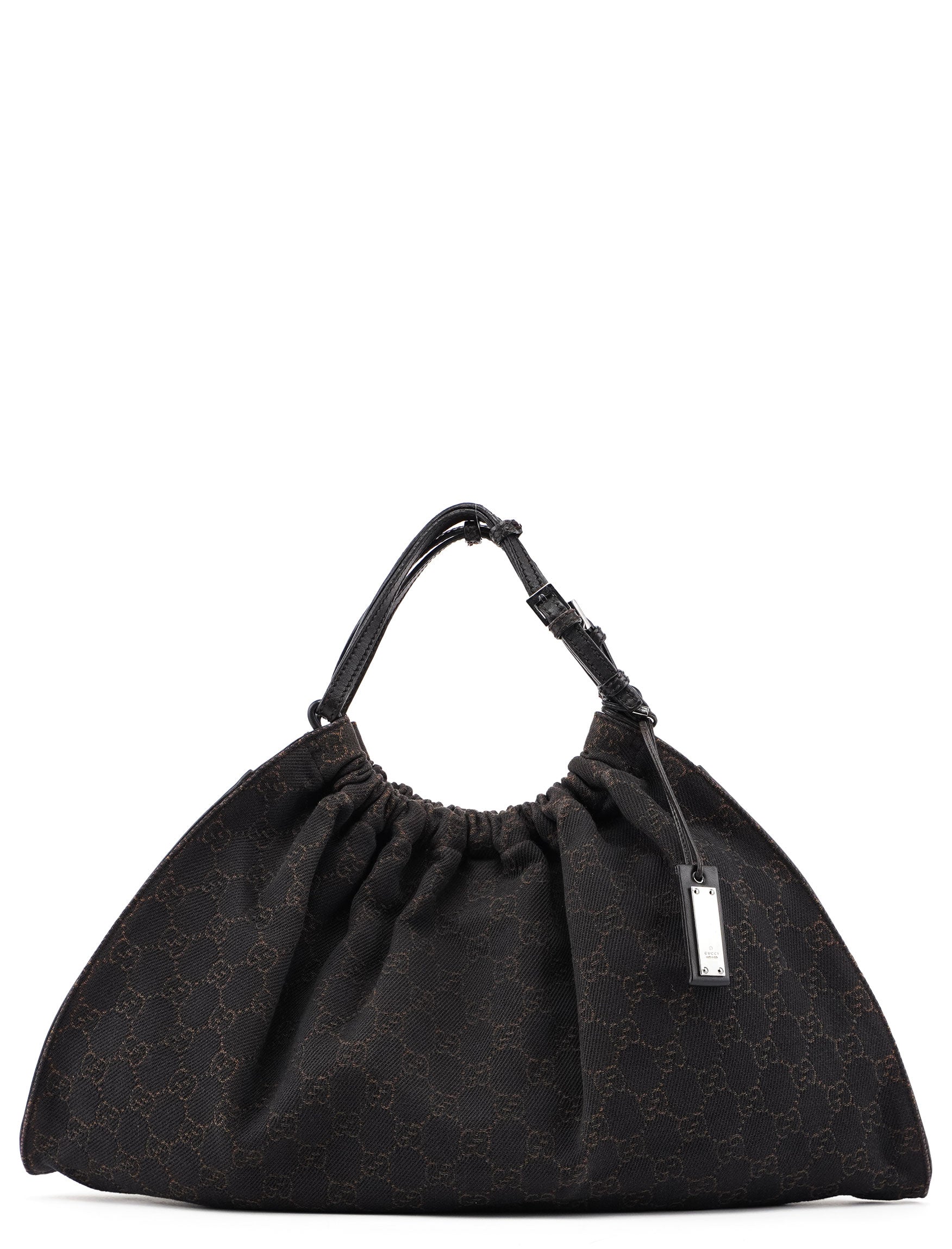 76554 Brown GG Dual Handle Bag
