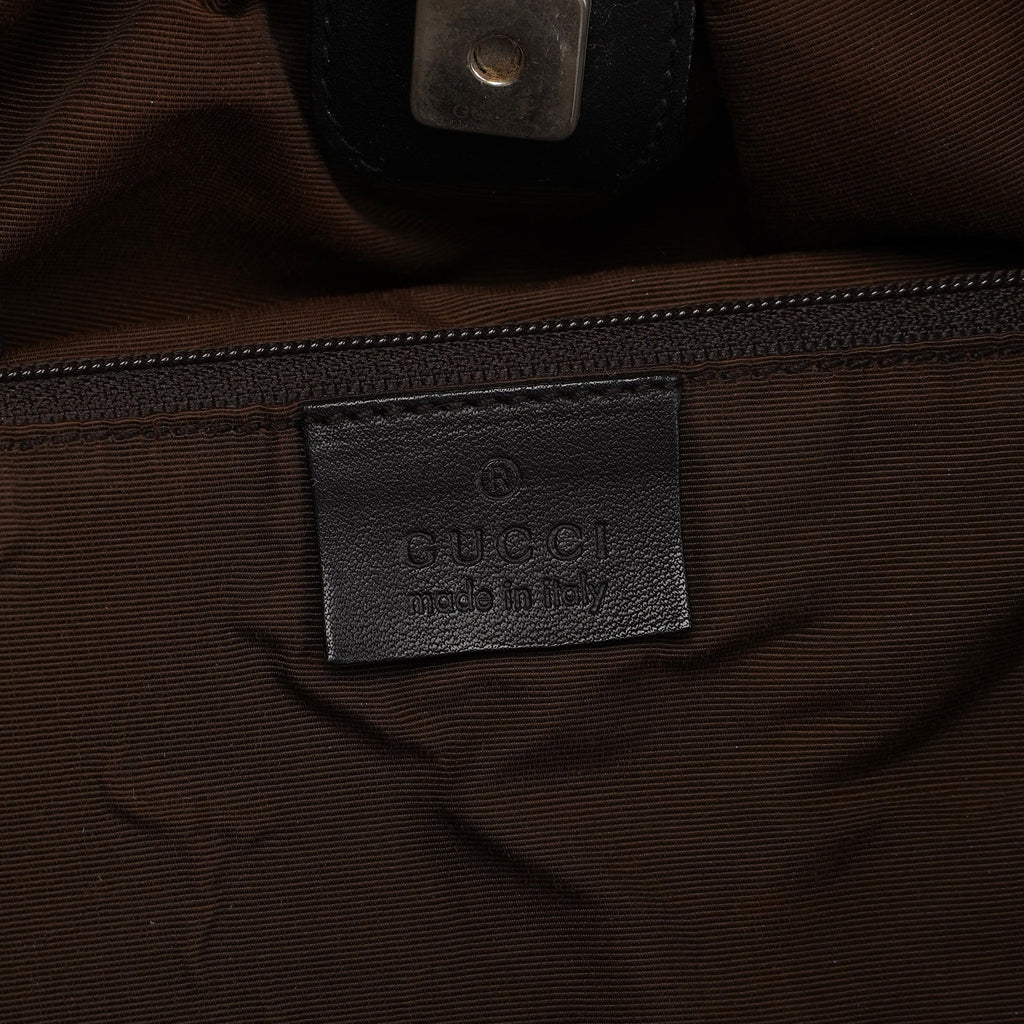 76554 Brown GG Dual Handle Bag