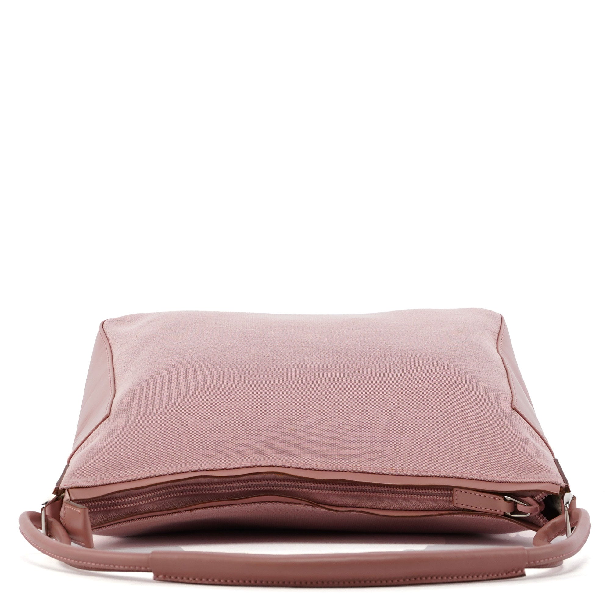 77112 Pink Canvas Hobo Shoulder Bag
