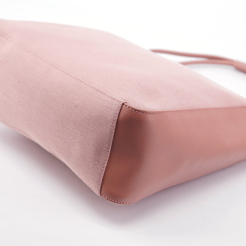 77112 Pink Canvas Hobo Shoulder Bag