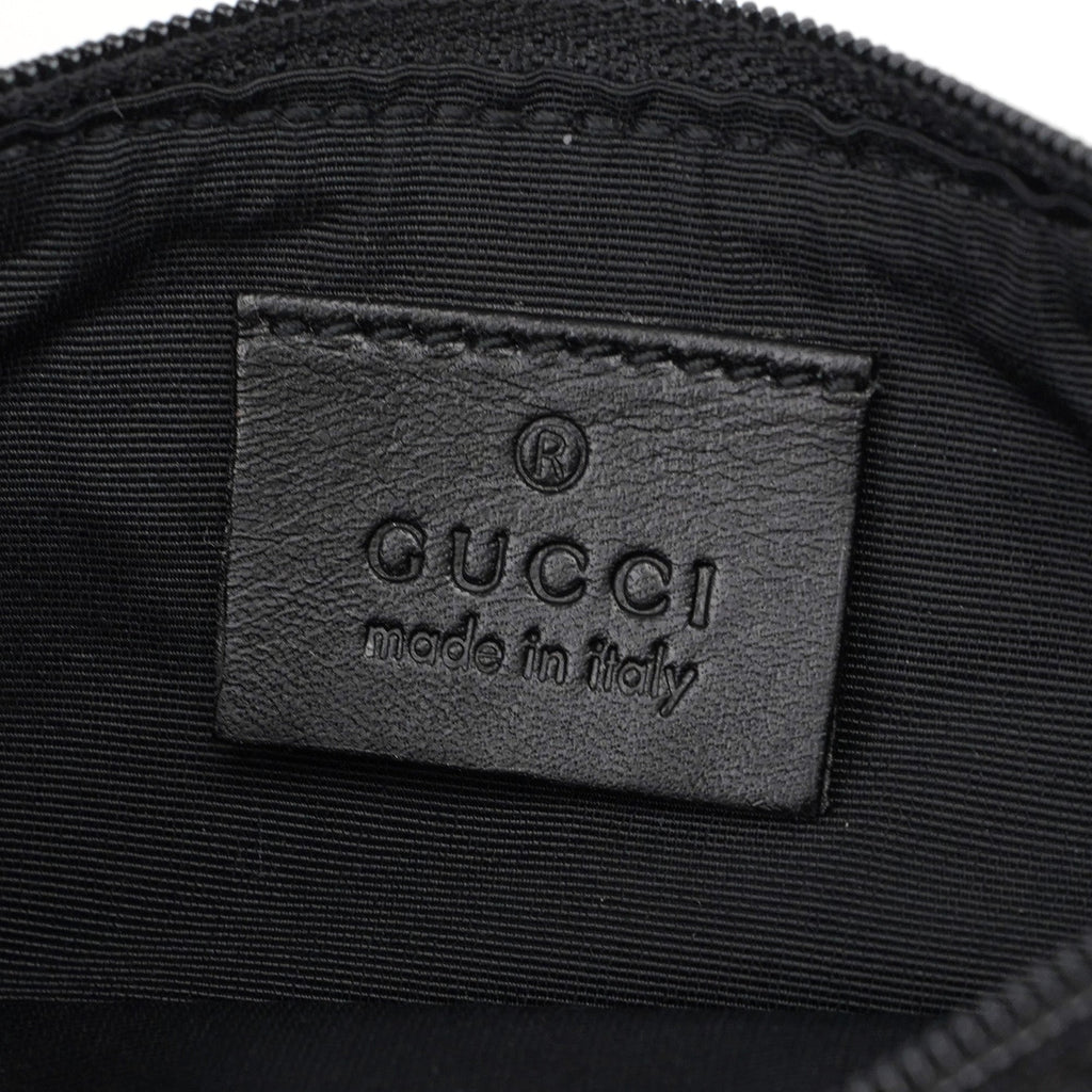 90640 Black GG Drawstring Shoulder Bag