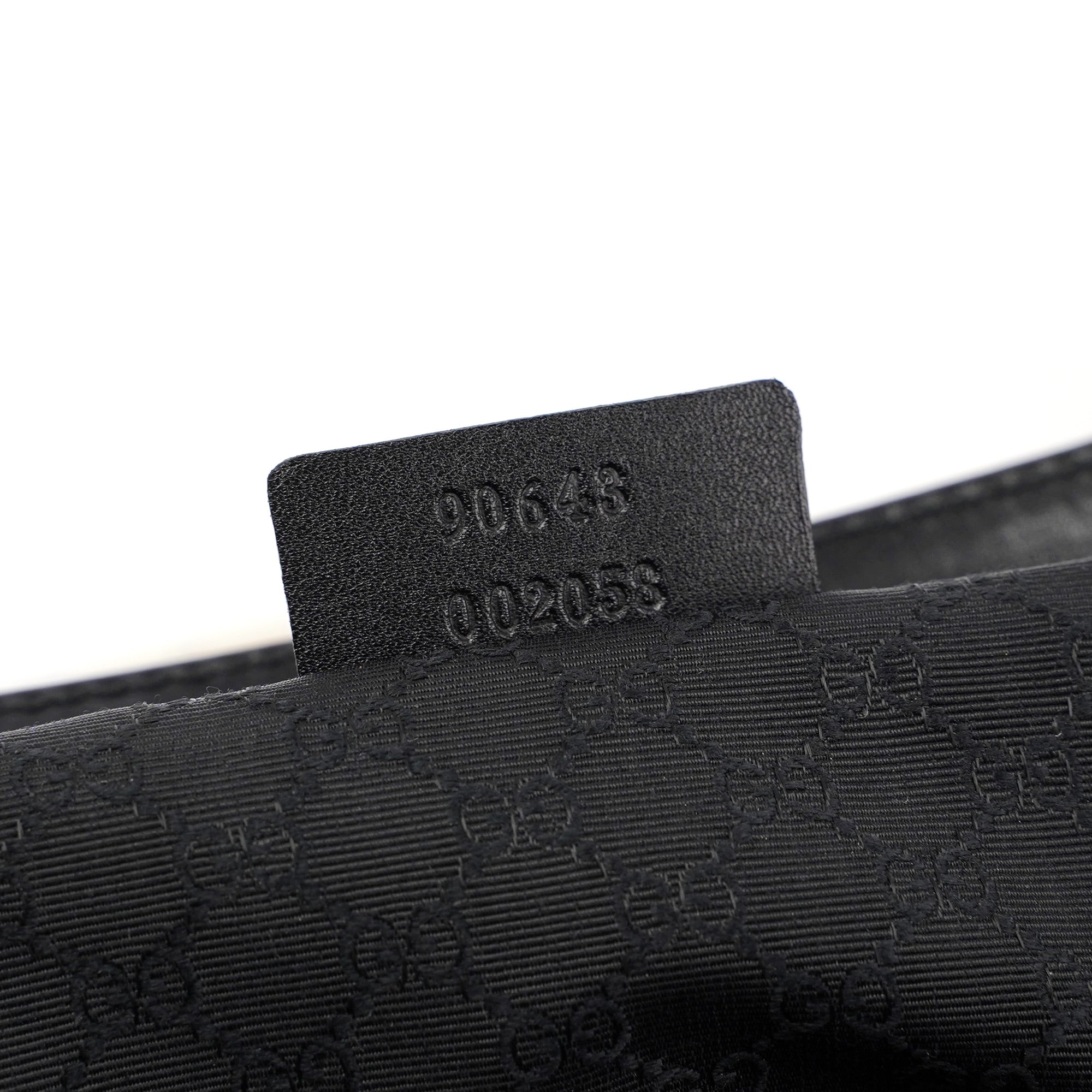 90643 Black Calfskin Buckle Shoulder Bag