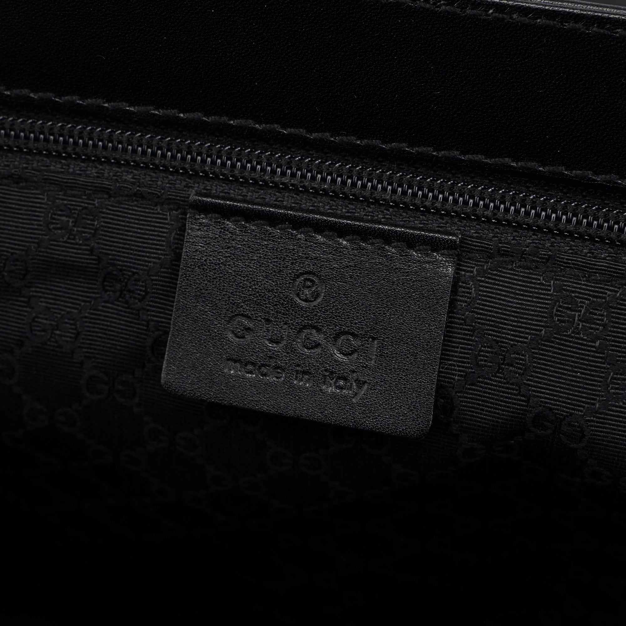 90643 Black Calfskin Buckle Shoulder Bag