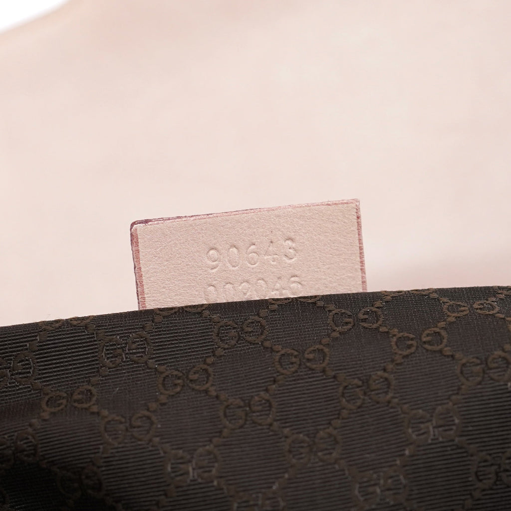 90643 Pale Pink Lizard Shoulder Bag