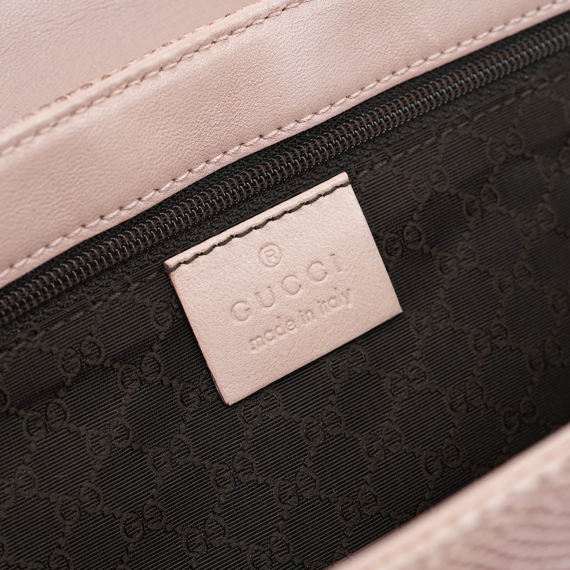 90643 Pale Pink Lizard Shoulder Bag