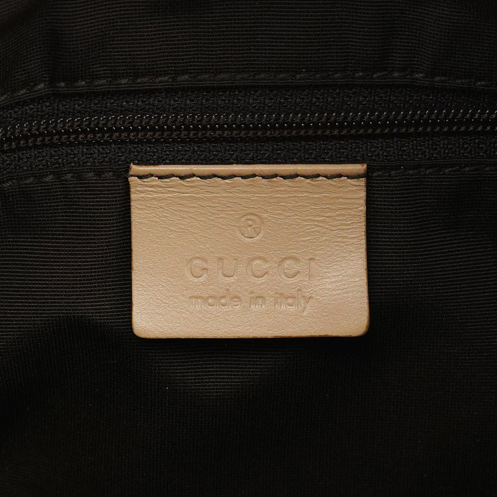92706 Beige GG Canvas Shoulder Bag
