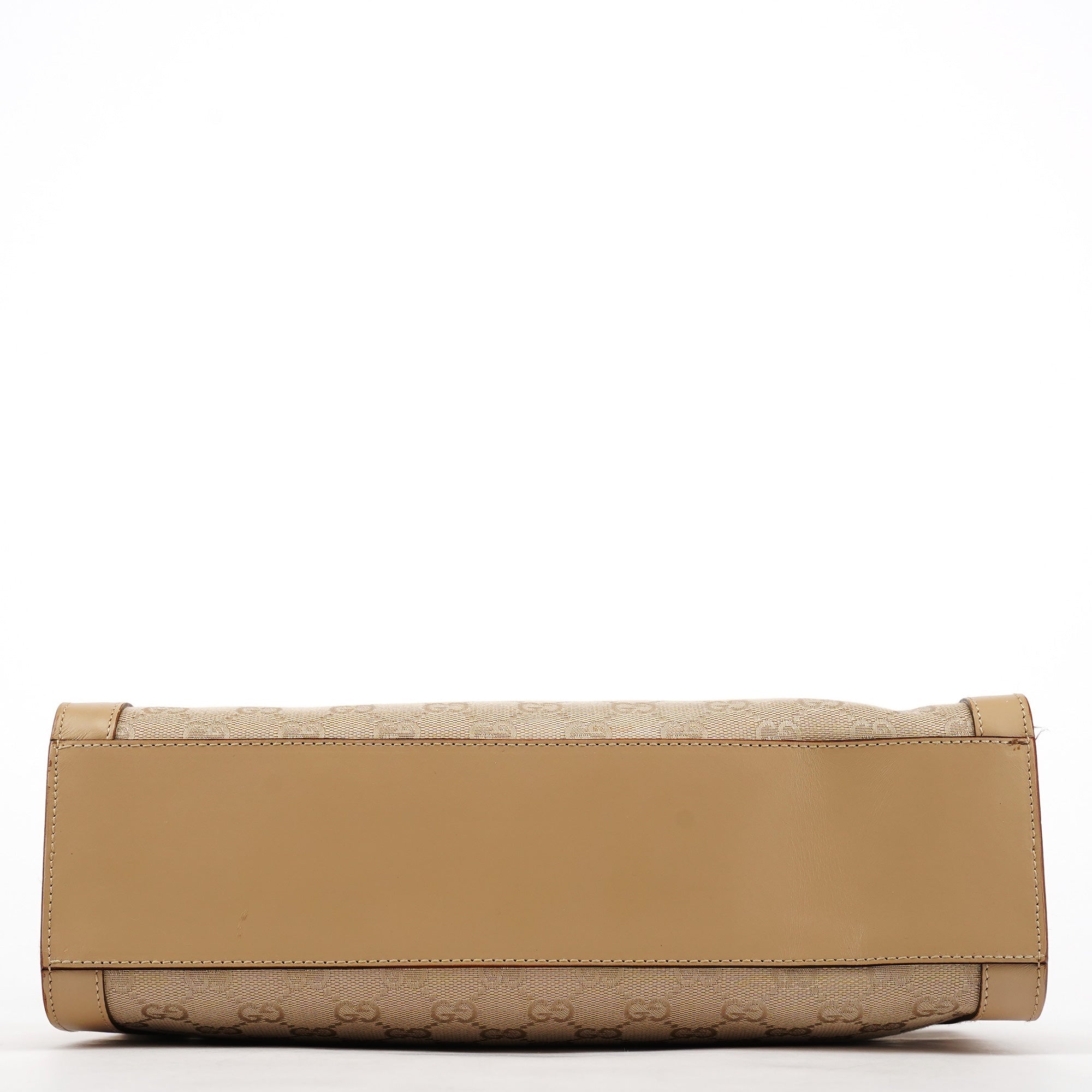 92706 Beige GG Canvas Shoulder Bag