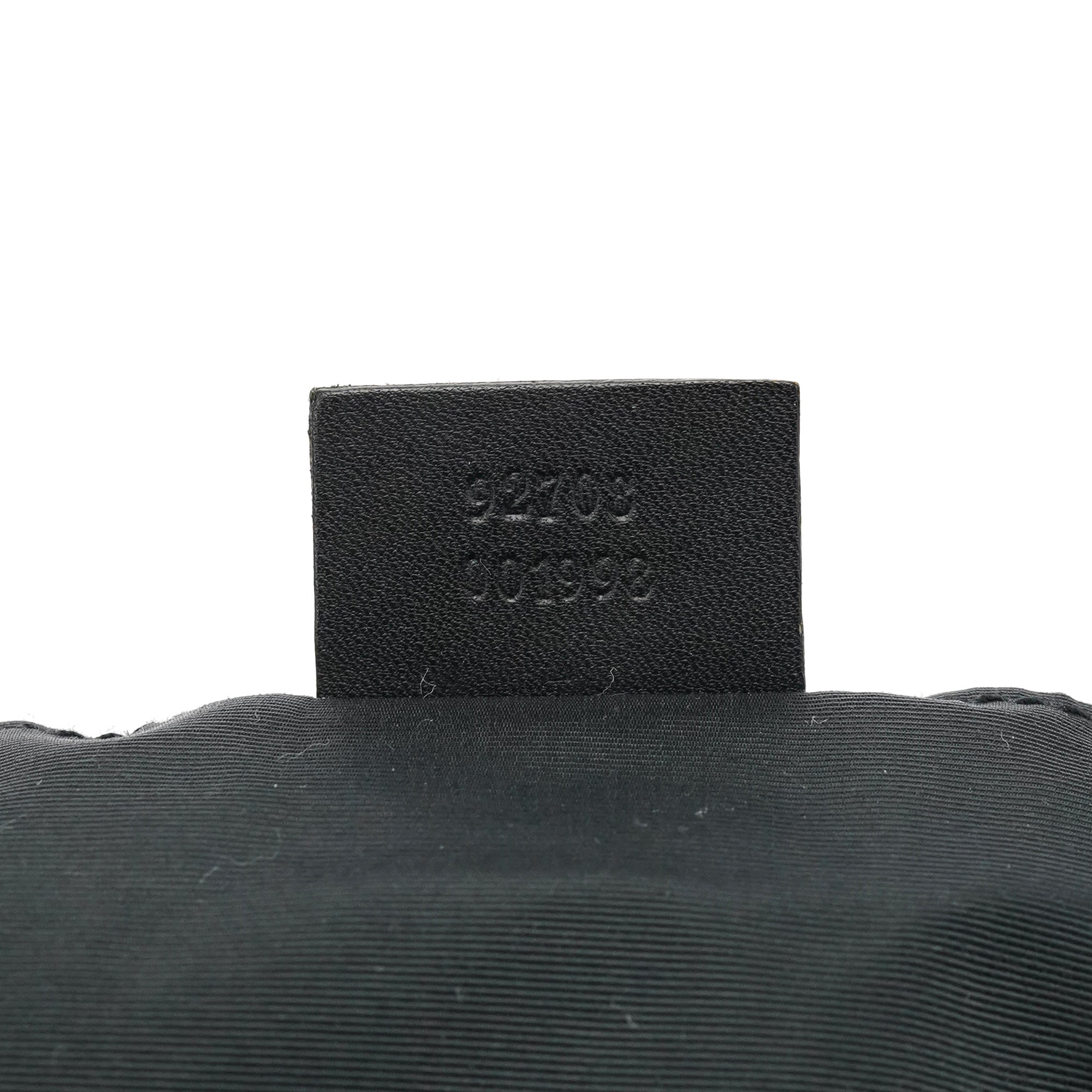 92708 Anthracite GG Denim Bamboo Bag