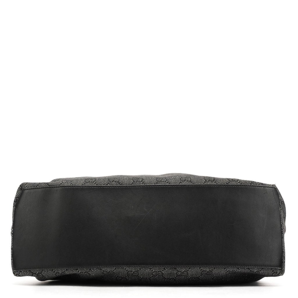 92708 Anthracite GG Denim Bamboo Bag