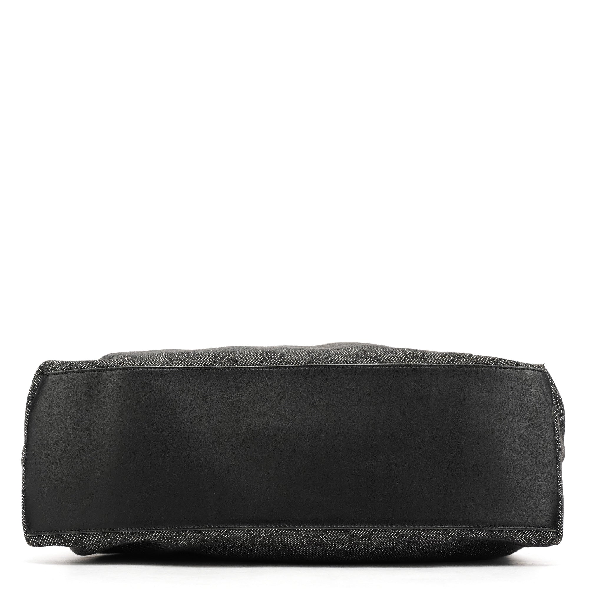 92708 Anthracite GG Denim Bamboo Bag