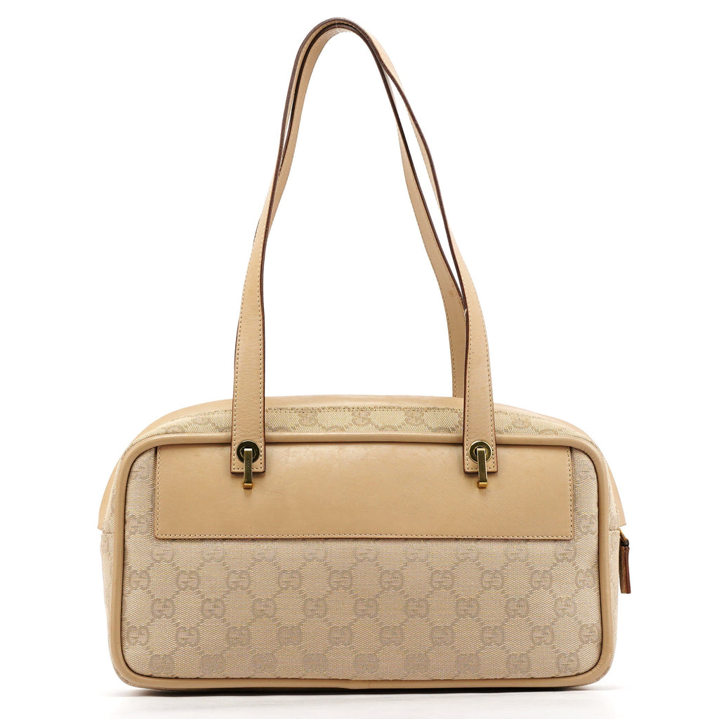 92729 Beige GG Leather Tote Bag
