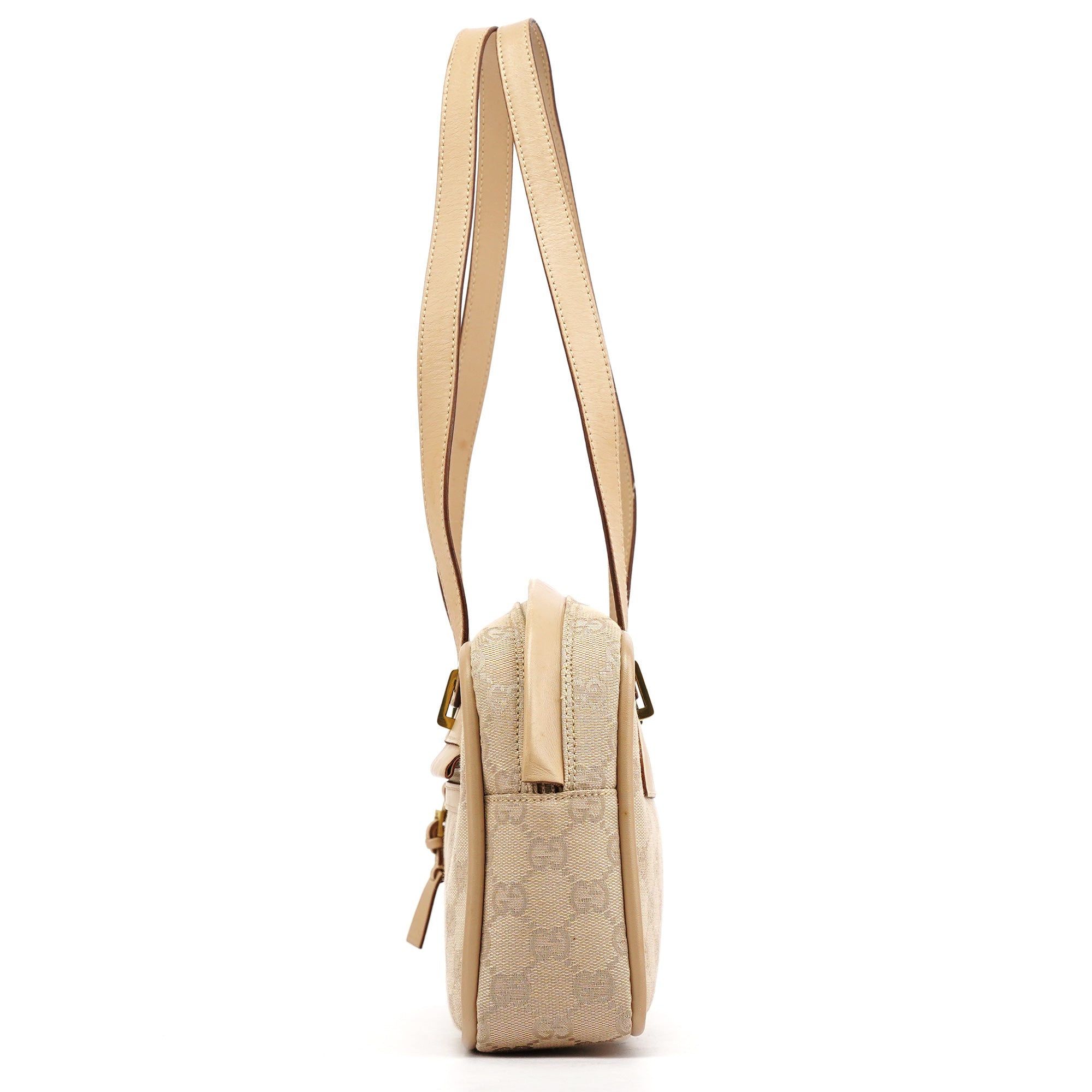 92729 Beige GG Leather Tote Bag