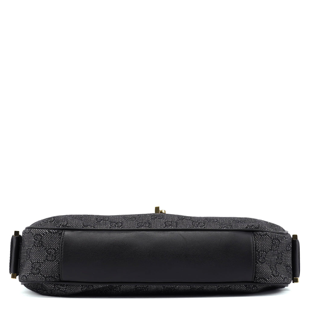 92736 Anthracite Denim GG Jackie Shoulder Bag