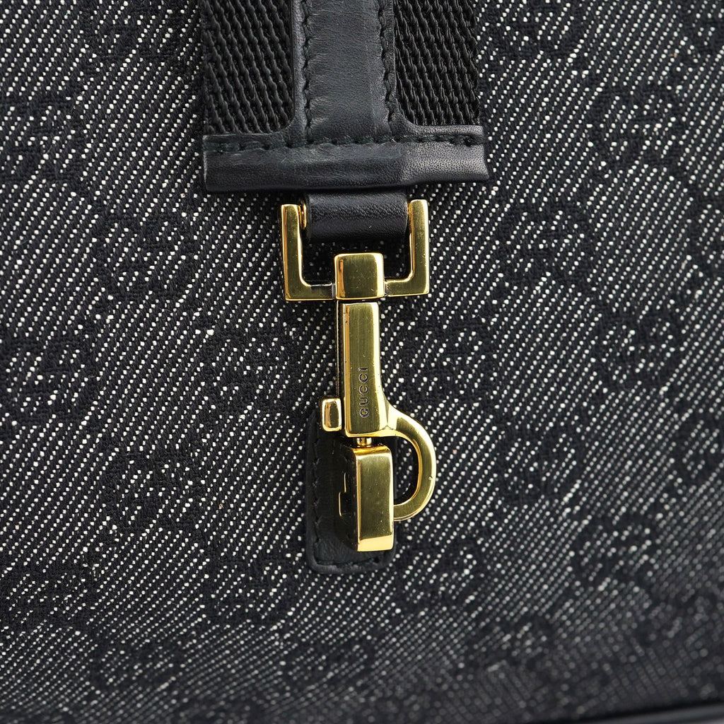 92736 Anthracite Denim GG Jackie Shoulder Bag
