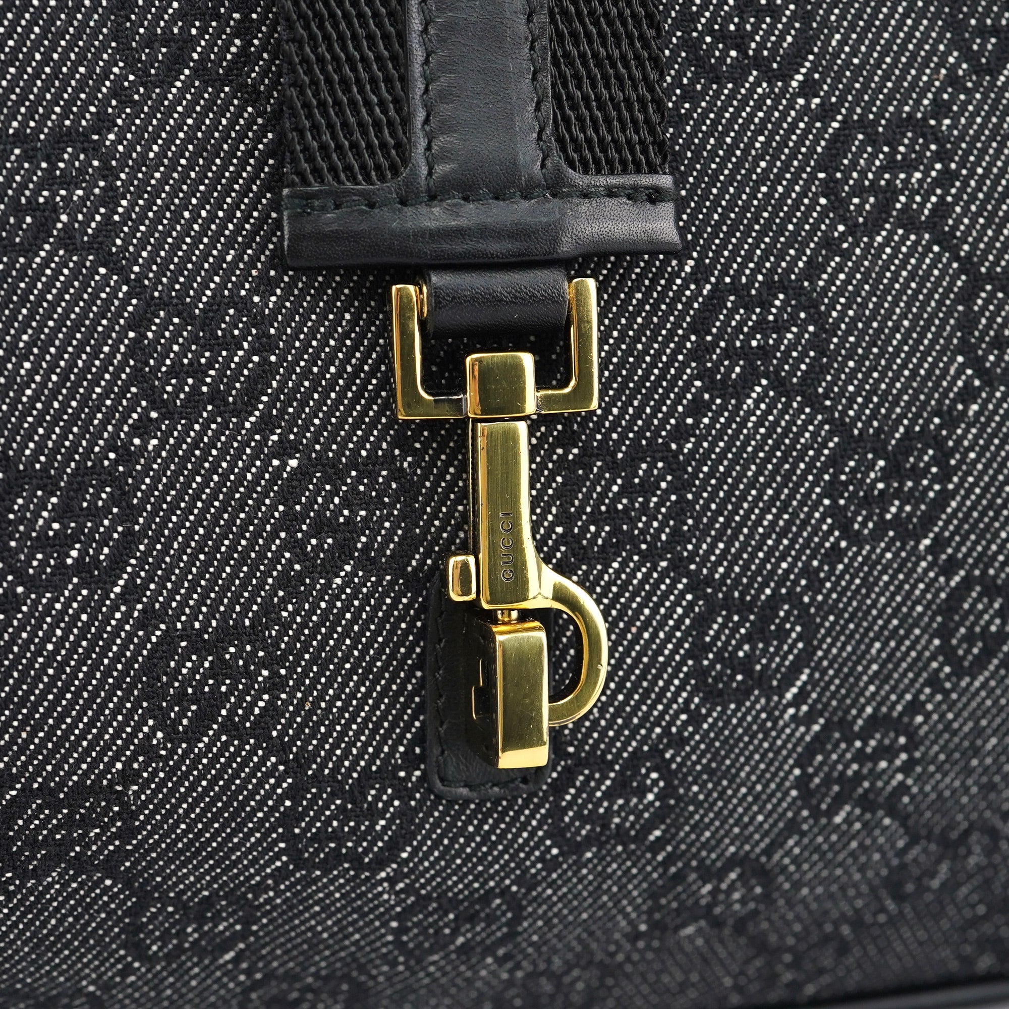 92736 Anthracite Denim GG Jackie Shoulder Bag