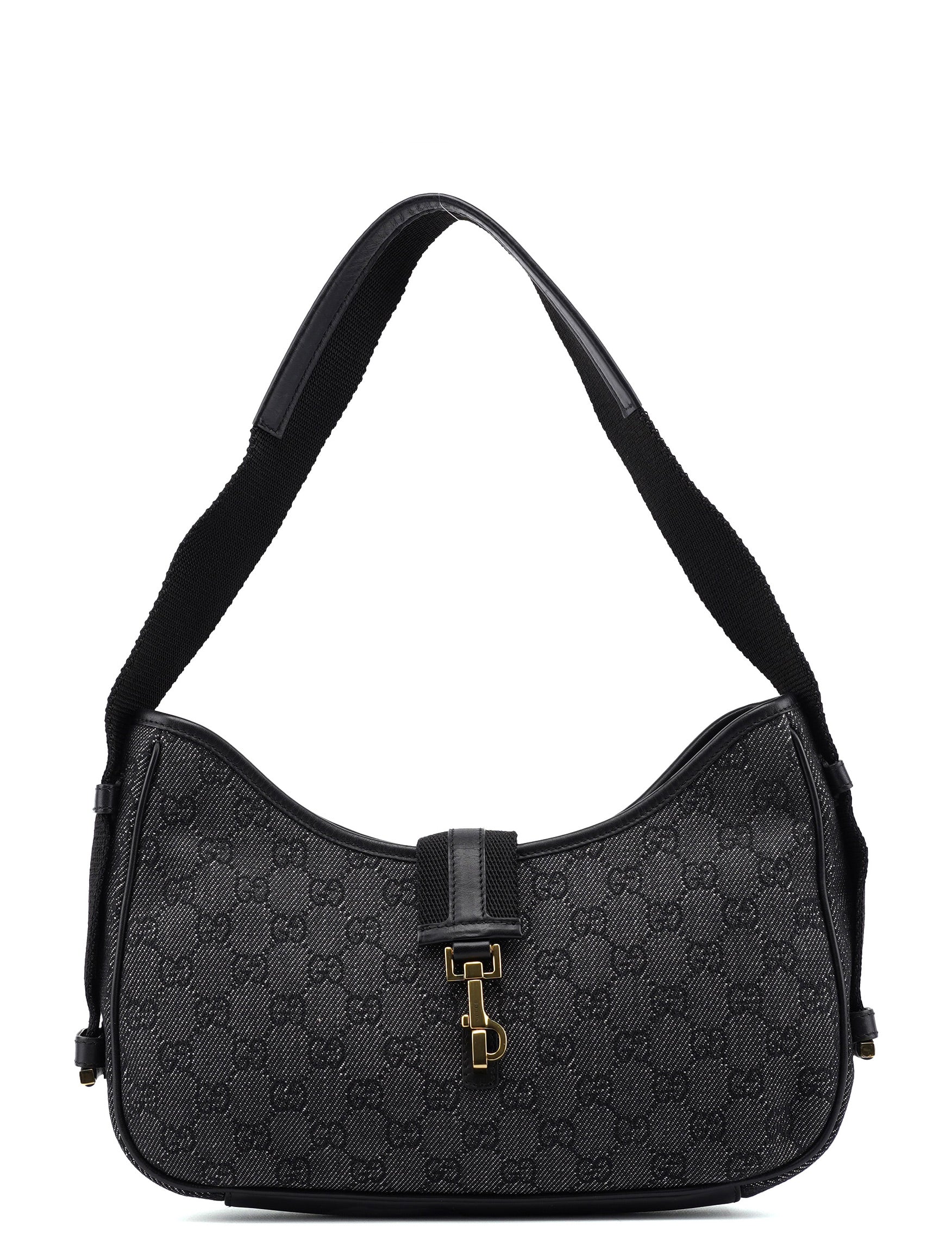 92736 Anthracite Denim GG Jackie Shoulder Bag