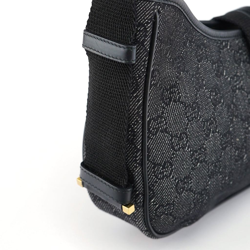 92736 Anthracite Denim GG Jackie Shoulder Bag