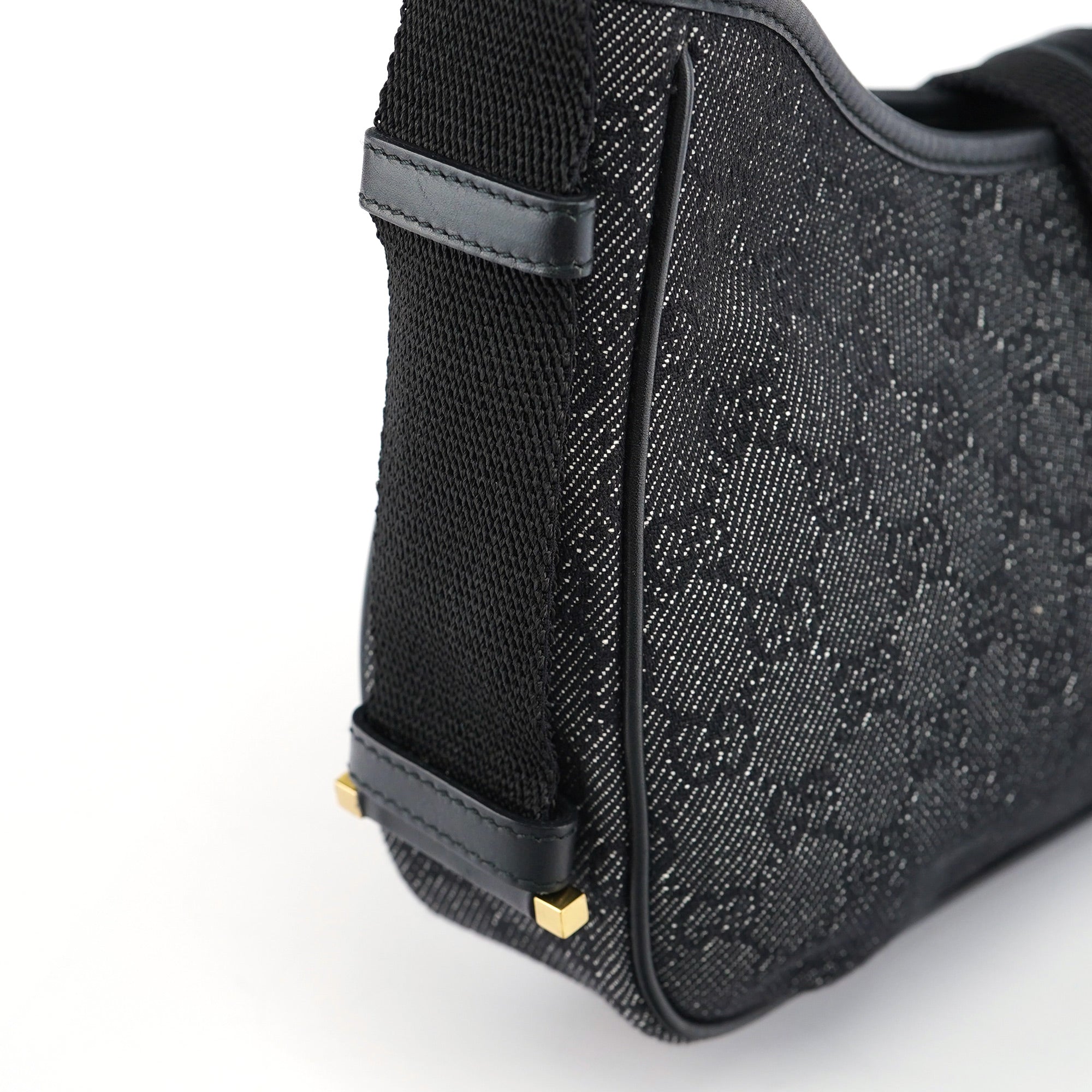 92736 Anthracite Denim GG Jackie Shoulder Bag