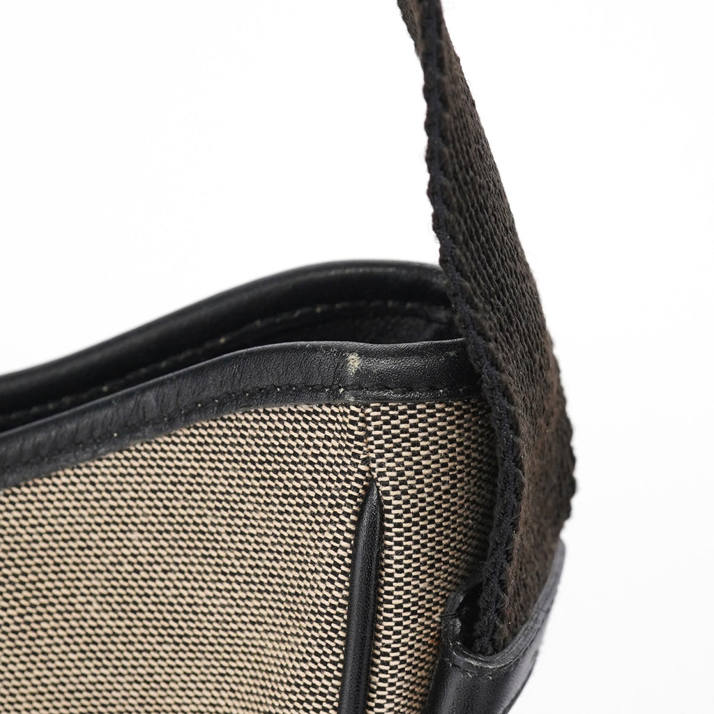 92736 Beige Canvas Jackie Shoulder Bag