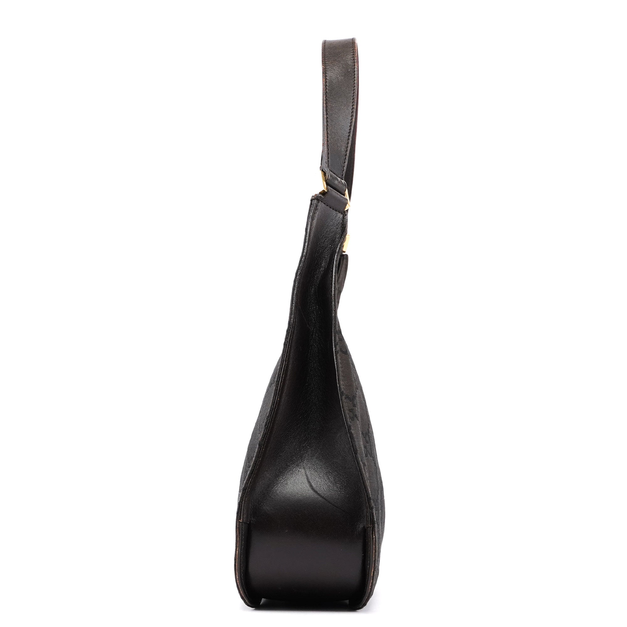 93154 Brown GG Hobo Shoulder Bag