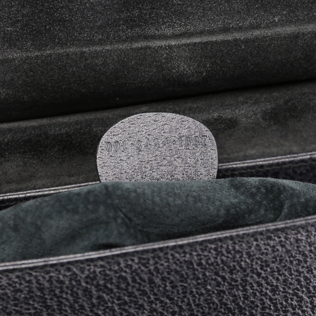 Anthracite Bamboo Top Handle Bag