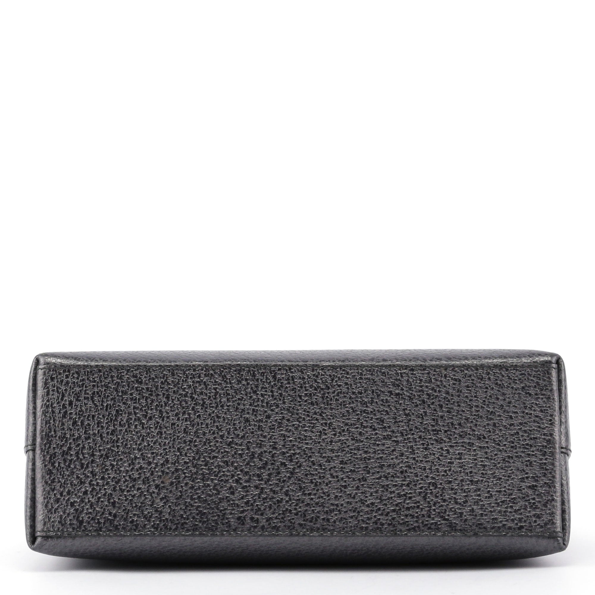 Anthracite Bamboo Top Handle Bag